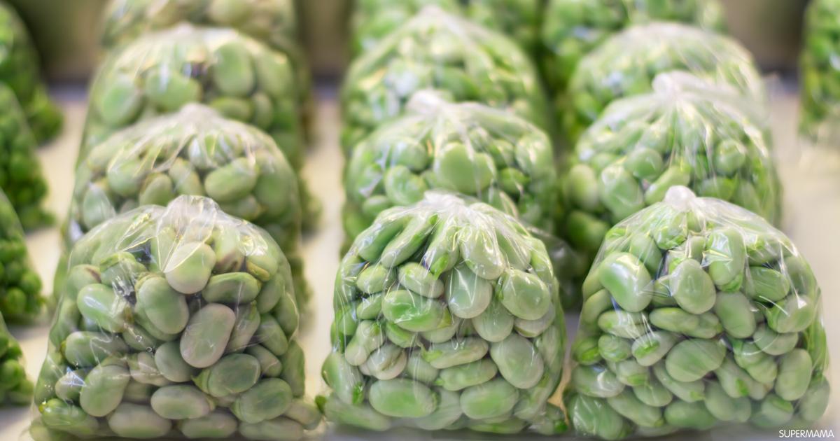 تفريز الفول الأخضر