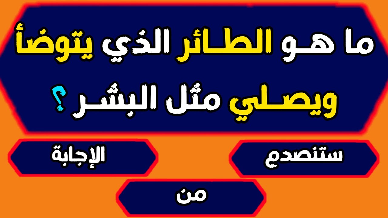 اسئلة دينية تثقيفية