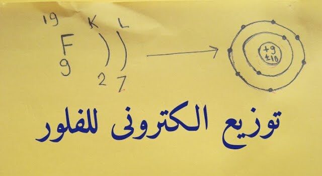 توزيع الالكتروني للفلور كيف يكون