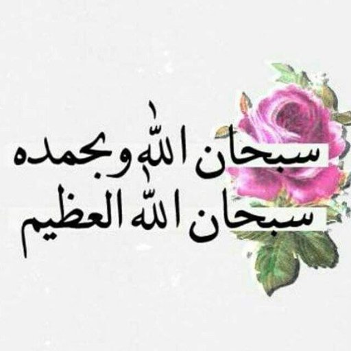 سبحان الله وبحمده سبحان الله العظيم