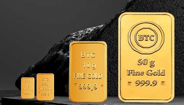 تراجع أسعار سبائك الذهب BTC في مصر اليوم الثلاثاء 4 نوفمبر 2025