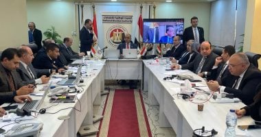 غرفة العمليات المركزية بالهيئة الوطنية للانتخابات تعقد مؤتمرًا لمتابعة اليوم الأول لانتخابات مجلس النواب