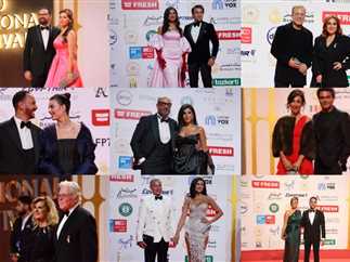 نجوم ومشاهير يحضرون حفل افتتاح مهرجان القاهرة السينمائي الـ46 برفقة أزواجهم