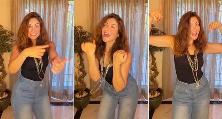 هيدي كرم تشارك جمهورها بفيديو راقص على أغنية احمد شيبة وتثير الجدل