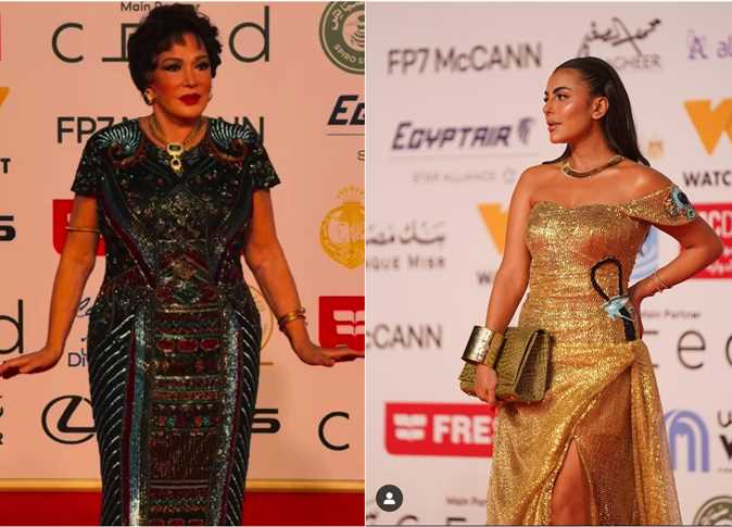 لمسة فرعونية تسيطر على إطلالات النجوم في افتتاح مهرجان القاهرة السينمائي الـ46