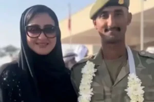 هيفاء حسين تبكي فرحًا بتخرج ابنها سعد من الحرس الوطني وتوثق اللحظة عبر مواقع التواصل