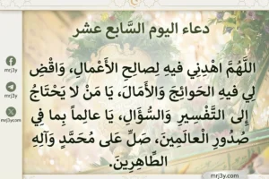 دعاء اليوم السابع عشر من رمضان.. كلمات يرجى بها قضاء الحاجة وتفريج الكرب