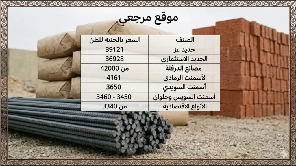 أسعار الحديد والأسمنت اليوم الأحد 19 أبريل 2026 وتراجع قوي للحديد الاستثماري