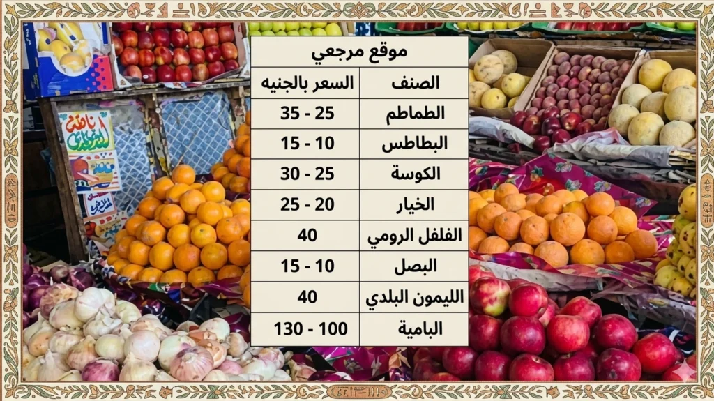 أسعار الخضر والفاكهة في الأقصر اليوم الأحد 19 أبريل 2026 واستقرار نسبي بالأسواق