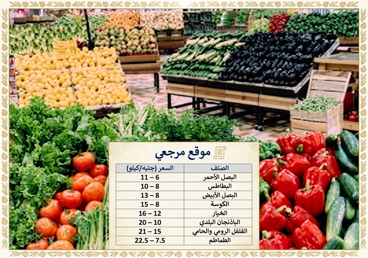 أسعار الخضروات والفاكهة اليوم السبت 4 أبريل 2026 استقرار ملحوظ بسوق العبور