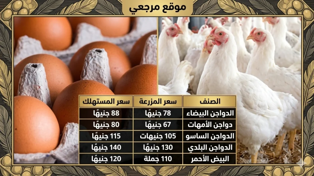 أسعار الدواجن والبيض اليوم الخميس 16 أبريل 2026 تتراجع بعد موجة رمضان