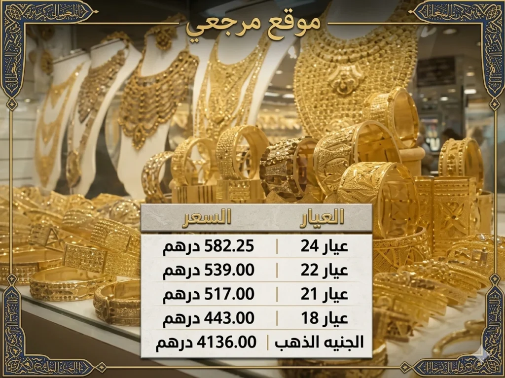 أسعار الذهب في الإمارات اليوم.. تحديث جديد يغير أسعار الجرام خلال ساعات