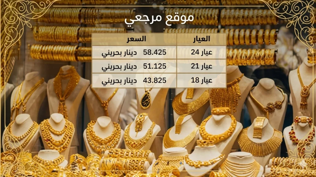 أسعار الذهب في البحرين اليوم السبت 18 أبريل 2026 تستقر وسط ترقب الأسواق العالمية
