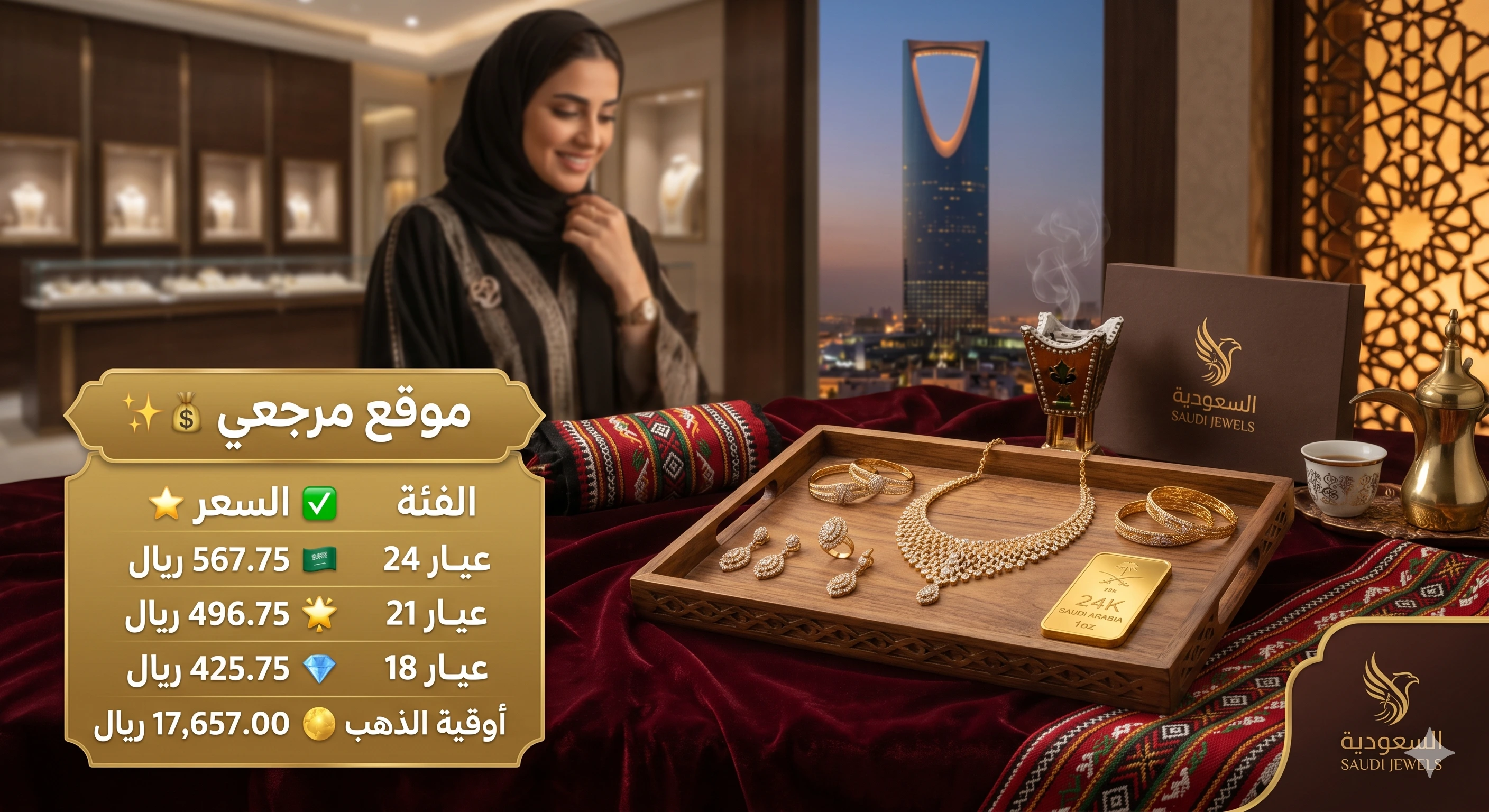 أسعار الذهب في السعودية