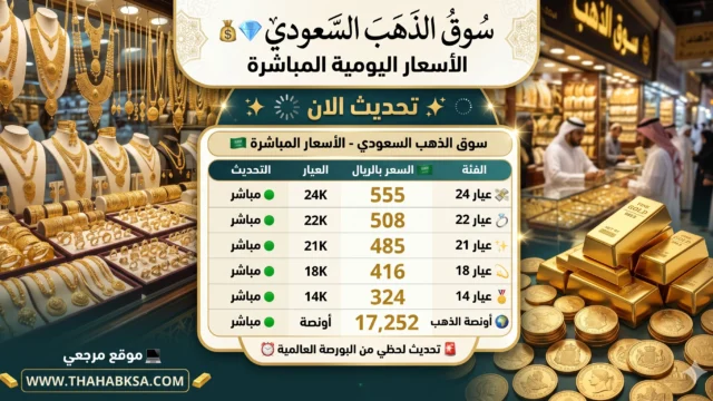 أسعار الذهب في السعودية