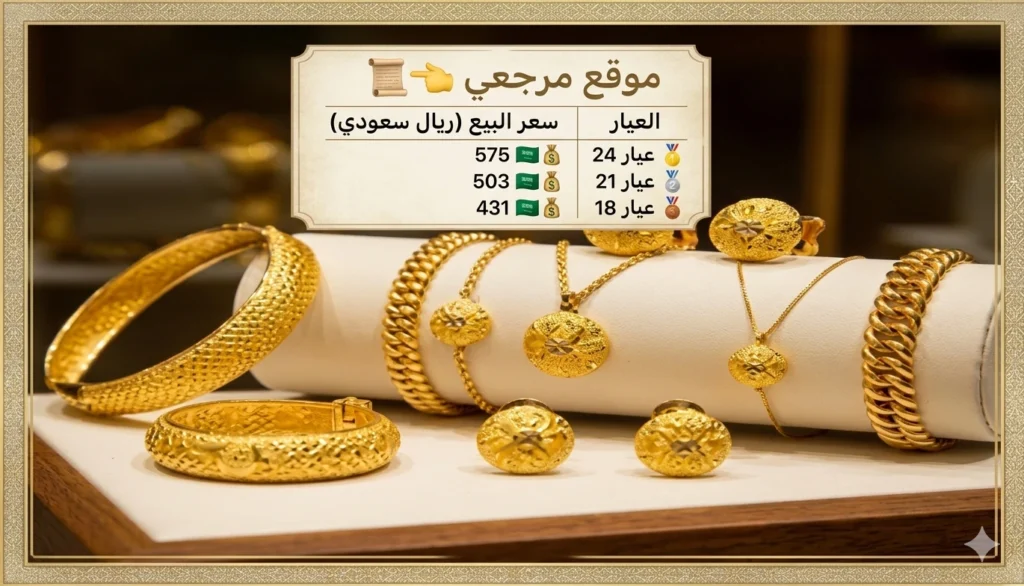 أسعار الذهب في السعودية