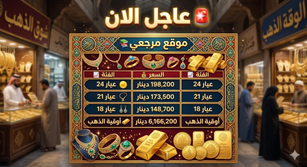 أسعار الذهب في العراق