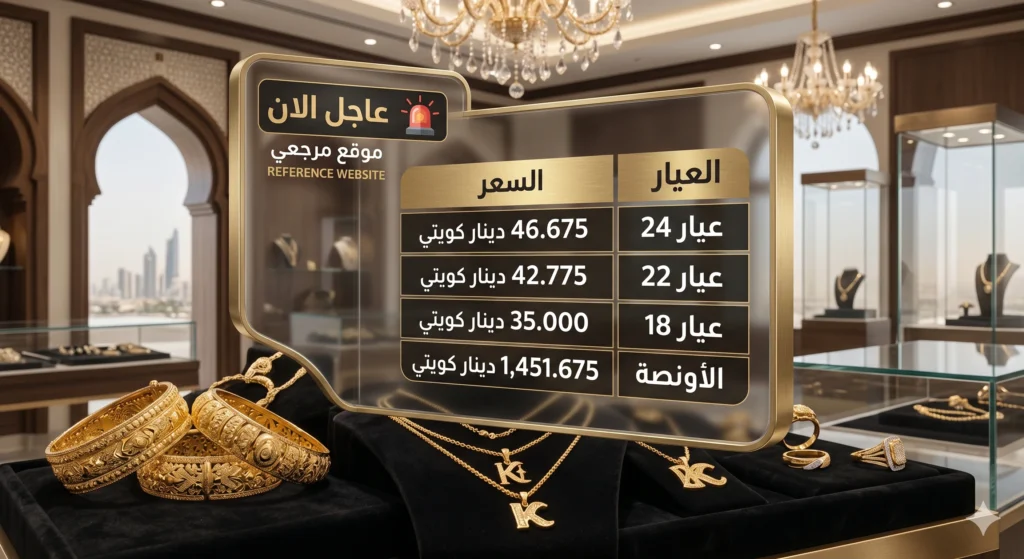 أسعار الذهب في الكويت