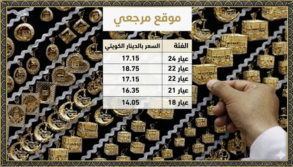 أسعار الذهب في الكويت اليوم