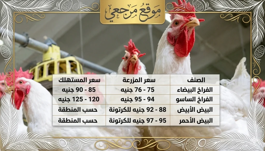 أسعار الفراخ البيضاء اليوم