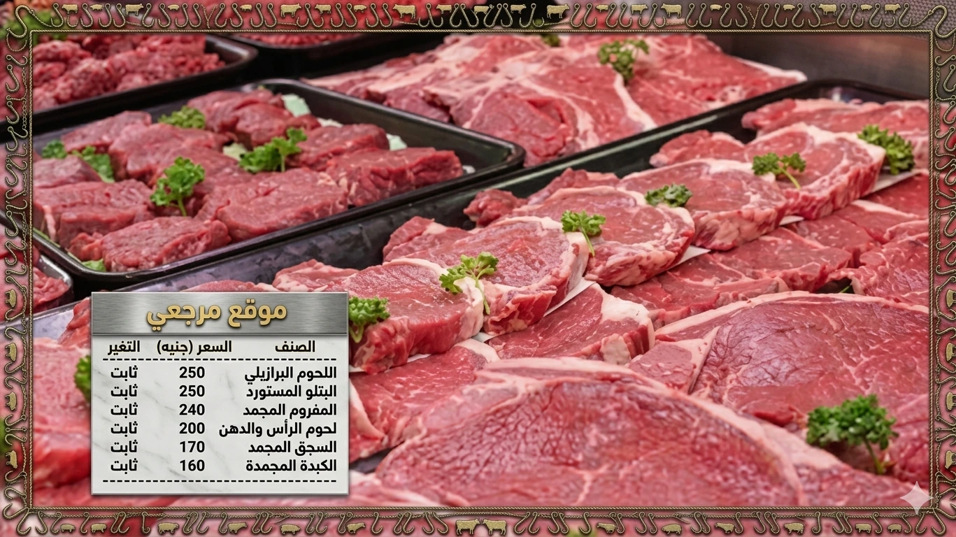 أسعار اللحوم اليوم