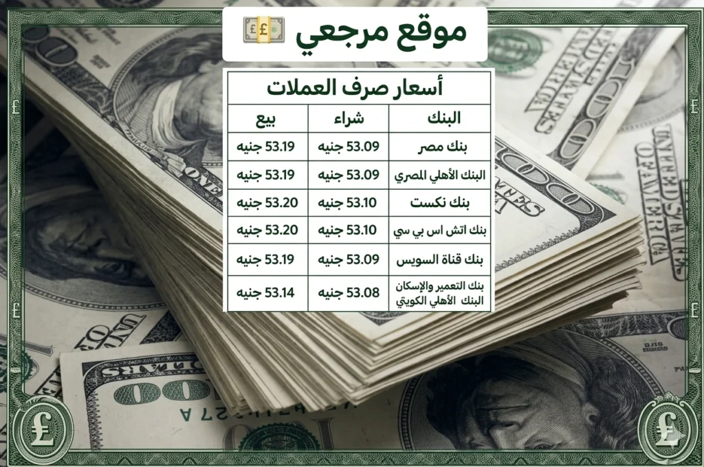 استقرار سعر الدولار في البنوك المصرية خلال تعاملات السبت 11 أبريل 2026 اليوم الجاري محليا
