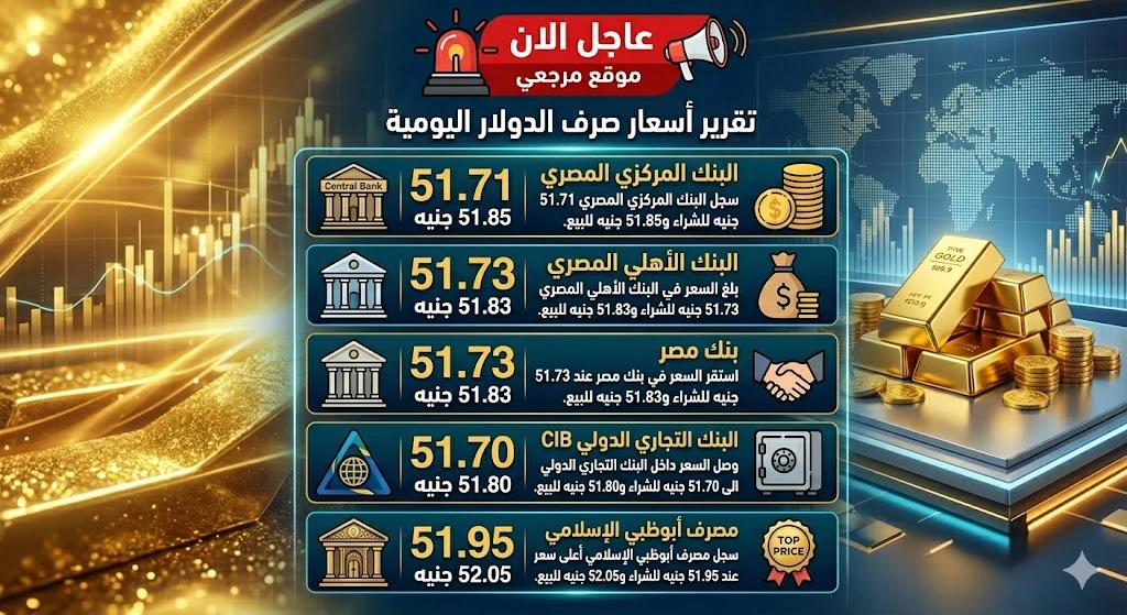 استقرار سعر الدولار مقابل الجنيه اليوم الأربعاء 22 أبريل 2026 في بنك مصر والمركزي تتحرك