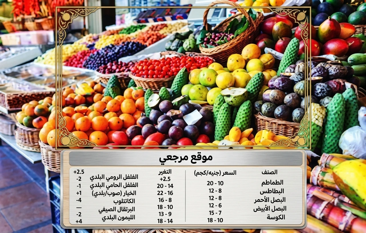 ارتفاع أسعار الطماطم والبطاطس اليوم 6 أبريل 2026 بسوق العبور وتراجع أصناف أخرى 2 اسعار الخضروات والفاكهة اليوم