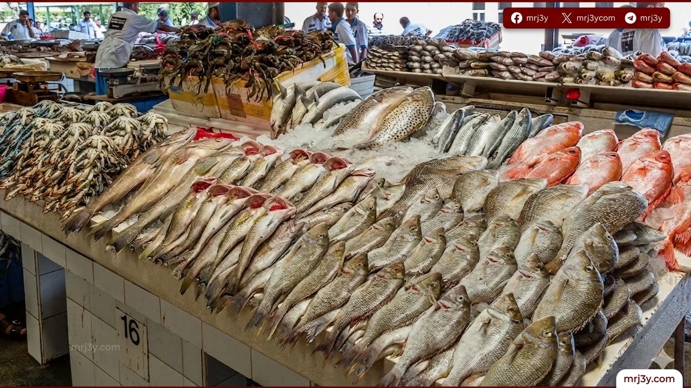تباين أسعار الأسماك وتراجع الجمبري والسبيط