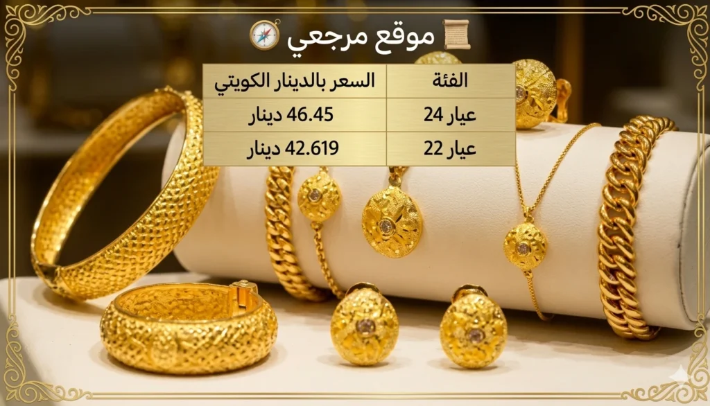 تراجع أسعار الذهب في الكويت اليوم الأربعاء 15 أبريل 2026 وعيار 24 يفقد زخمه