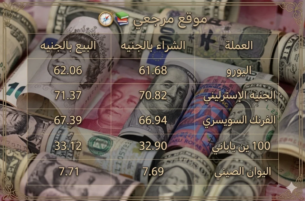 تراجع أسعار العملات الأجنبية اليوم الثلاثاء 14 أبريل 2026 أمام الجنيه في البنوك المصرية