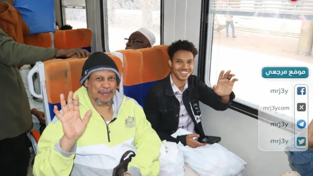 قطار لنقل اسر سودانية الى اسوان