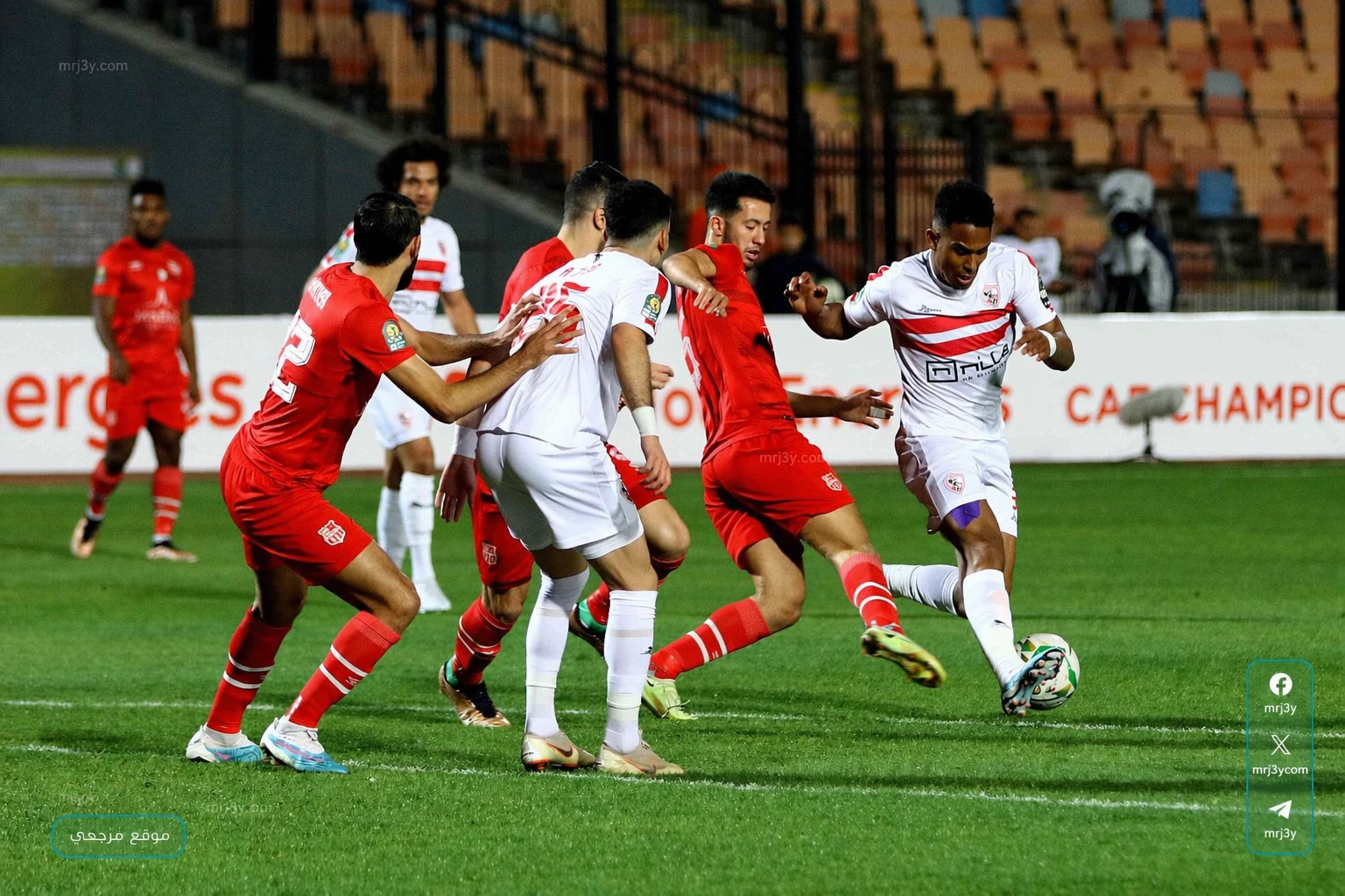 تعادل سلبي بين الزمالك وبلوزداد بالشوط الاول