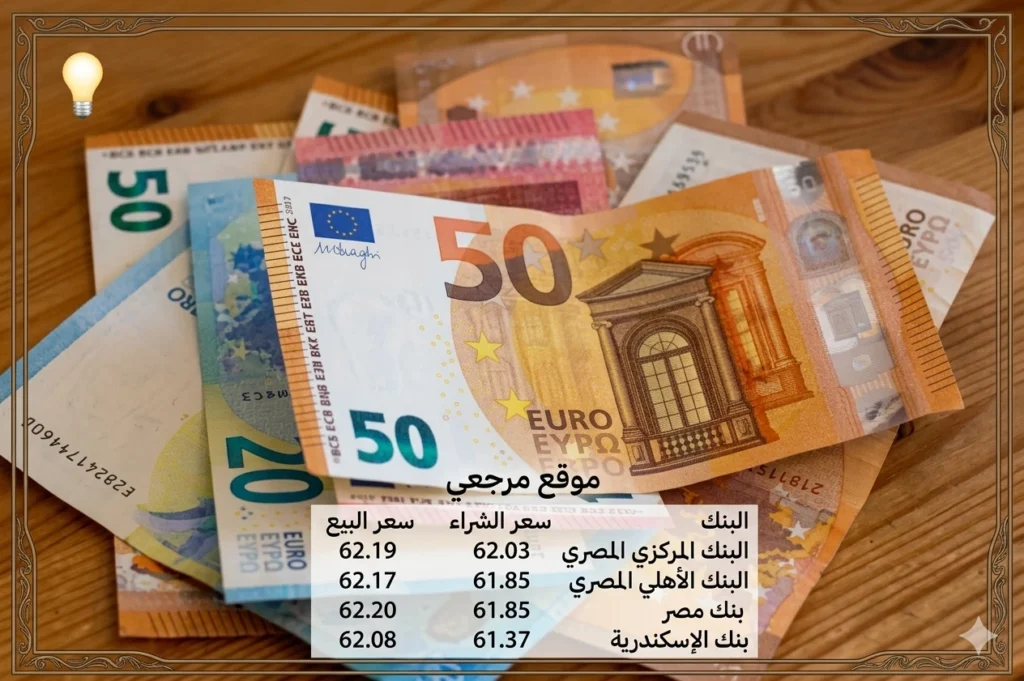 توازن واضح يسيطر على سعر اليورو اليوم في مصر 10 أبريل 2026 داخل البنوك