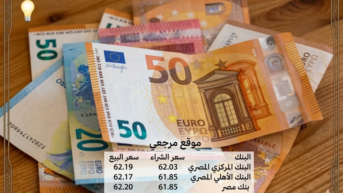 توازن واضح يسيطر على سعر اليورو اليوم في مصر 10 أبريل 2026 داخل البنوك