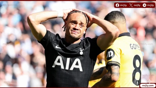 توتنهام يعلن إصابة تشافي سيمونز بقطع في الرباط الصليبي