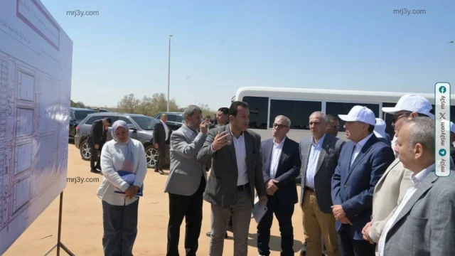 رئيس جهاز العاشر من رمضان يتفقد محطة معالجة