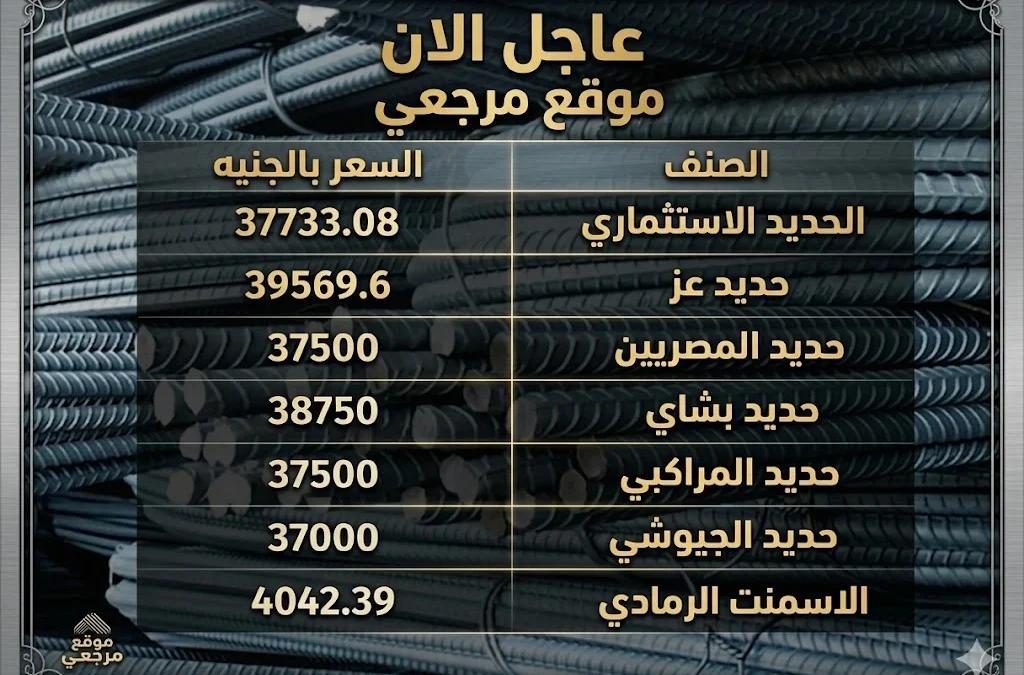 قفز سعر الحديد والأسمنت اليوم الخميس 9 ابريل 2026 اسعار حديد عز يشهد صعود 1 سعر الحديد والأسمنت اليوم
