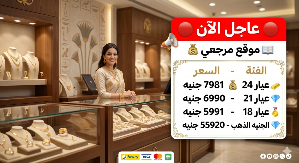 سعر الذهب اليوم السبت 25 أبريل 2026 يستقر في الصاغة بعد تراجع عيار 21 2 سعر الذهب اليوم