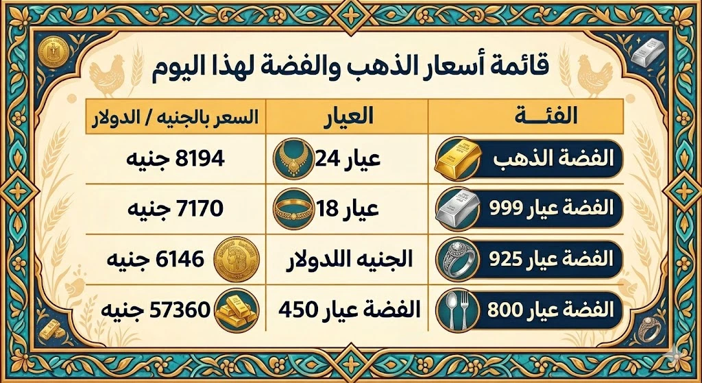 سعر الذهب اليوم 2026