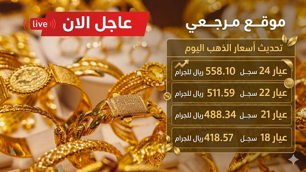 سعر الذهب اليوم في السعودية