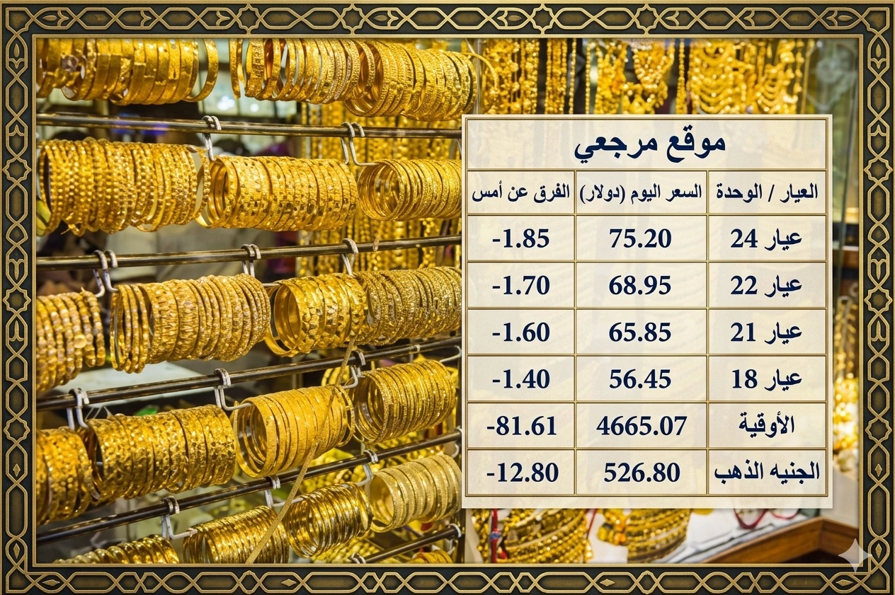 سعر الذهب اليوم في السودان: تحديث أسعار عيار 21 وعيار 18 بالجنيه السوداني