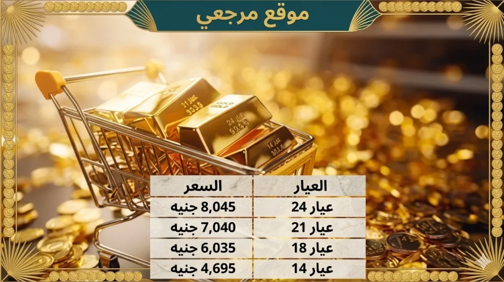 سعر الذهب عيار 21
