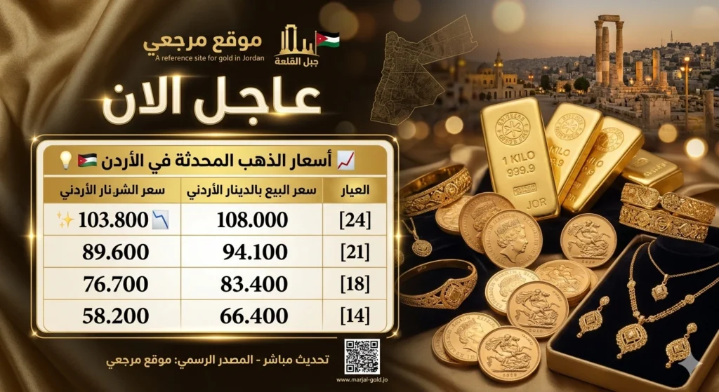 سعر الذهب في الأردن