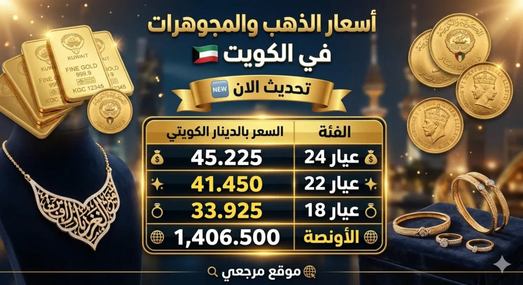 سعر الذهب في الكويت