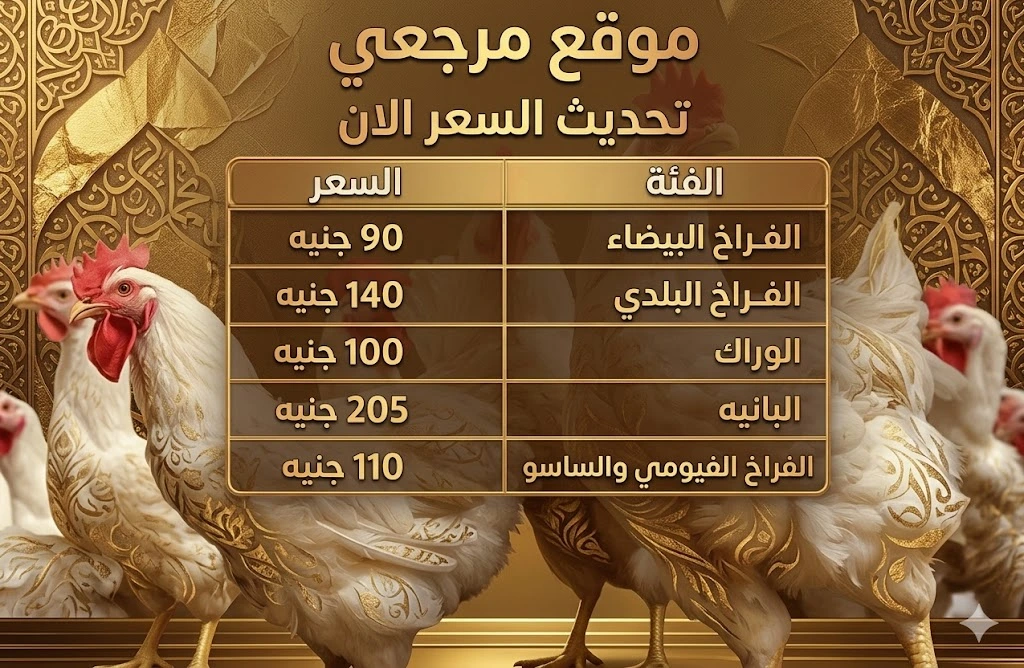 سعر الفراخ البيضاء اليوم