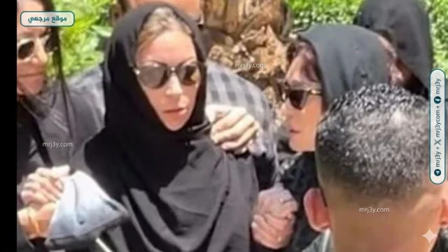 عزاء والد منة شلبي