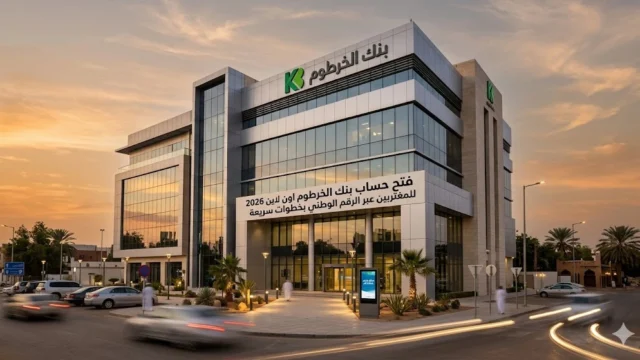 فتح حساب بنك الخرطوم