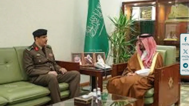 محافظ الخرج يستقبل مدير مكافحة المخدرات