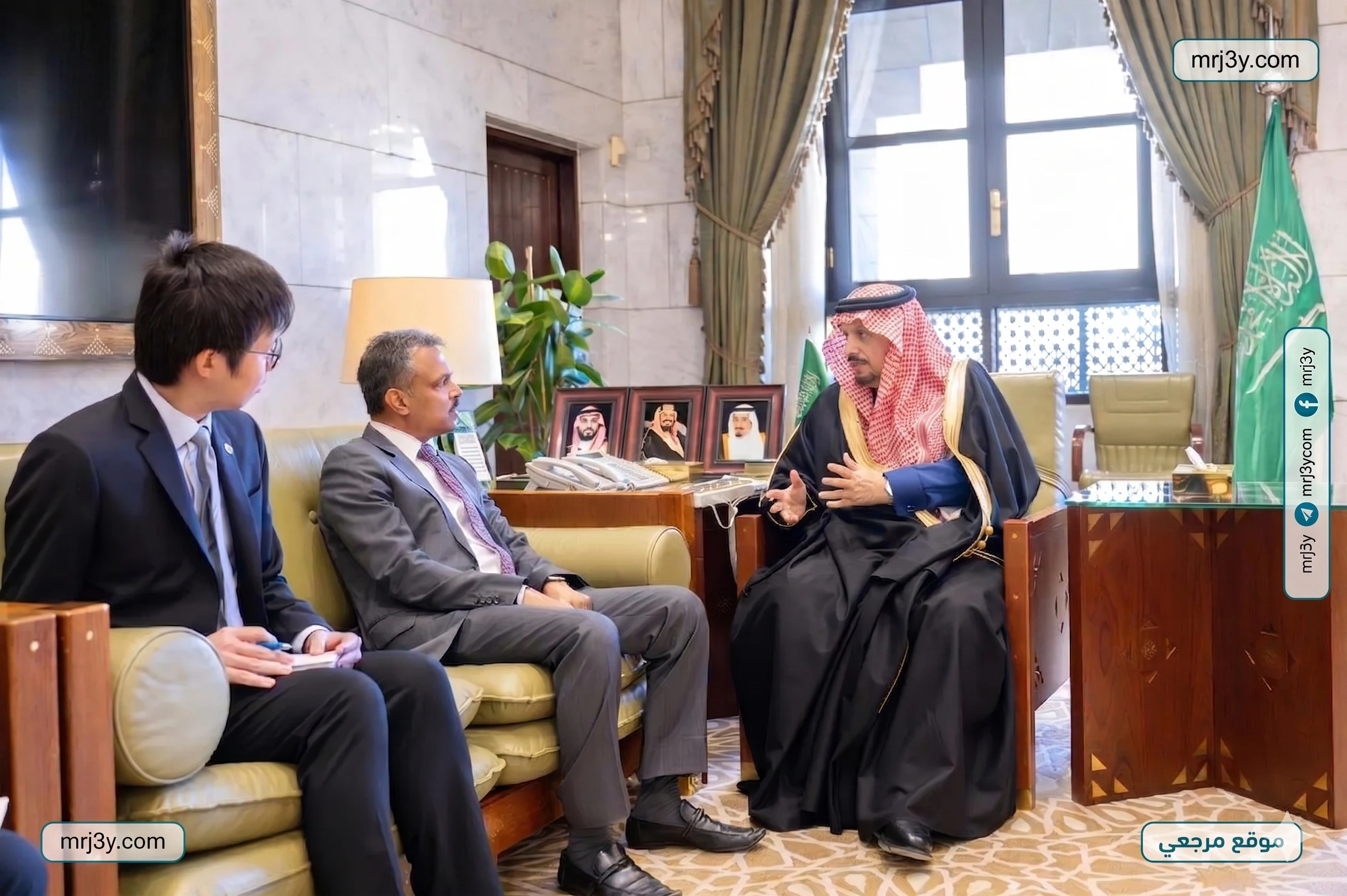 محافظ الدرعية يستقبل سفير سنغافورة